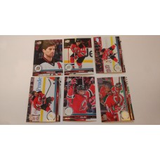 2017-18 Upper Deck Series 1 Base Team Set 114-119 New Jersey Devils 2017-18 Upper Deck Series 1 Base Team Set 114-119 New Jersey Devils